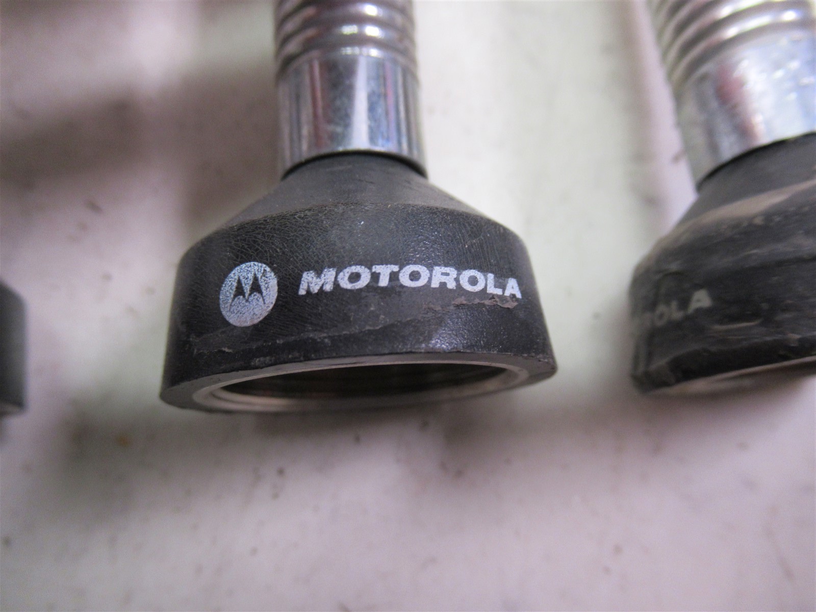 Lot of 19 Motorola Two-Radio Antennas Collinear Through-Hole Mount