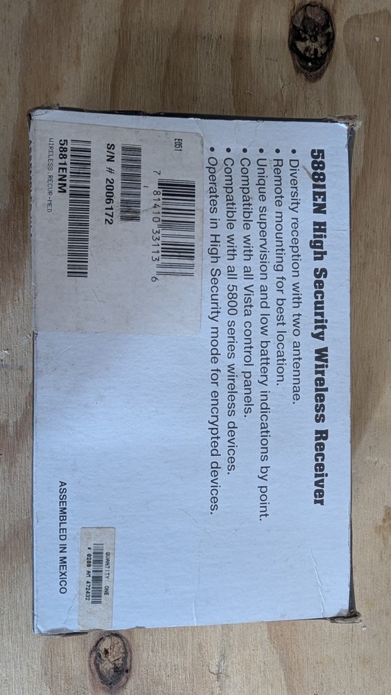 Amemco 588IENM High Security Wireless Receiver