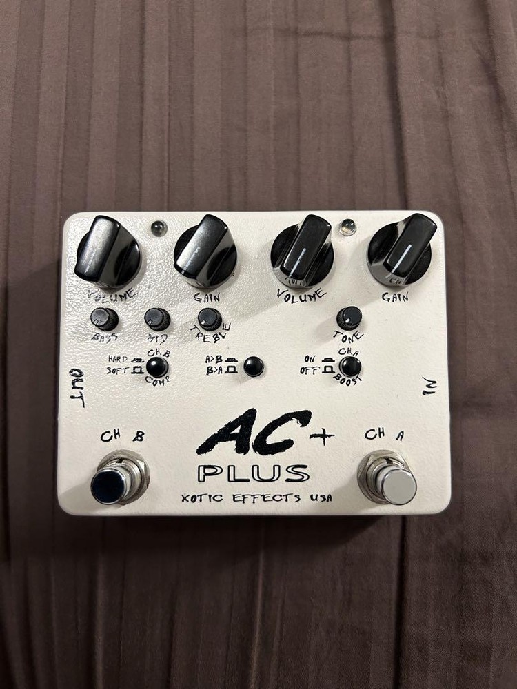 Xotic AC Plus Effector Overdrive Preamplifier 2 Channels Tone Making True Bypass