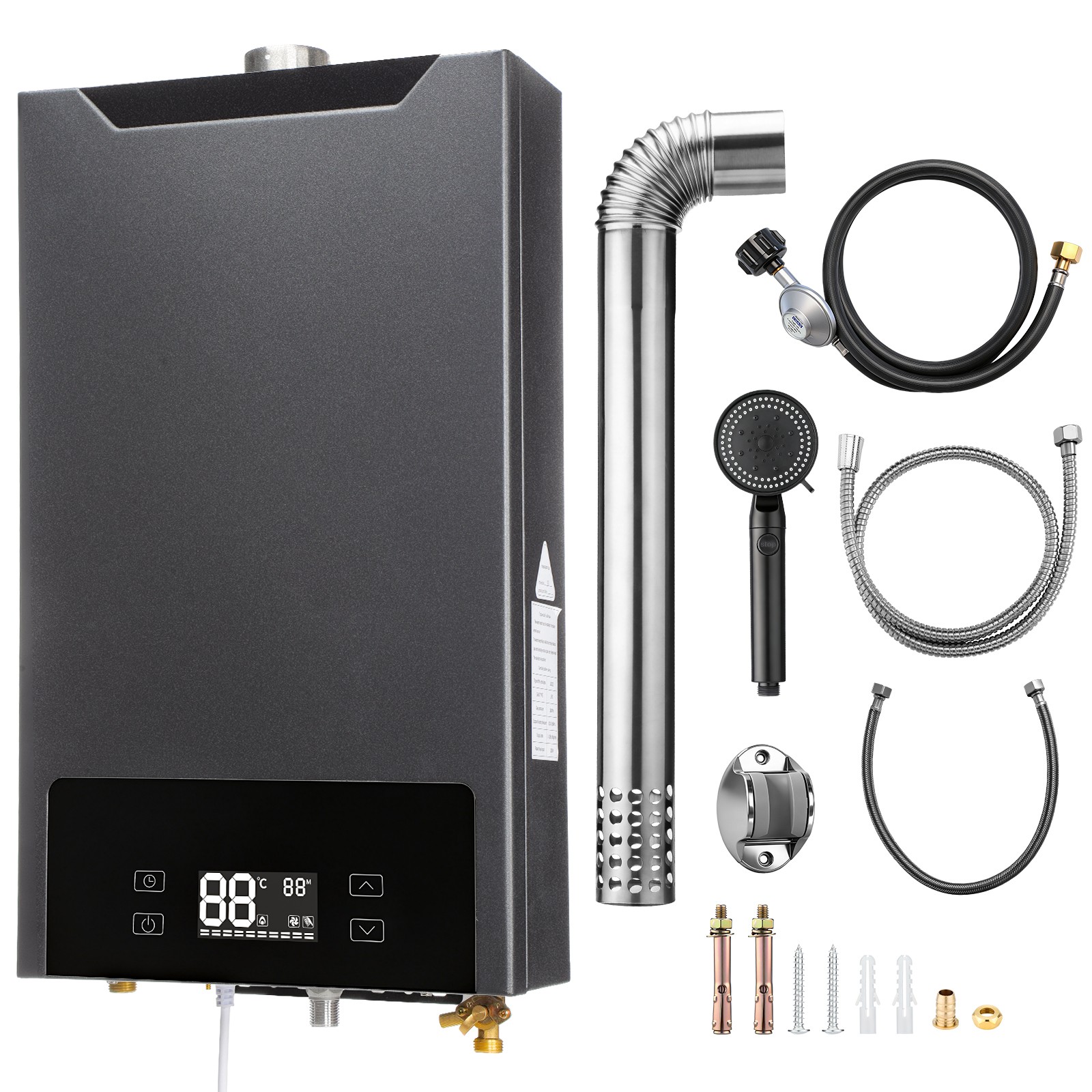 130,000 BTU Propane Gas Tankless Water Heater 4.3 GPM Instant Hot Water Heater