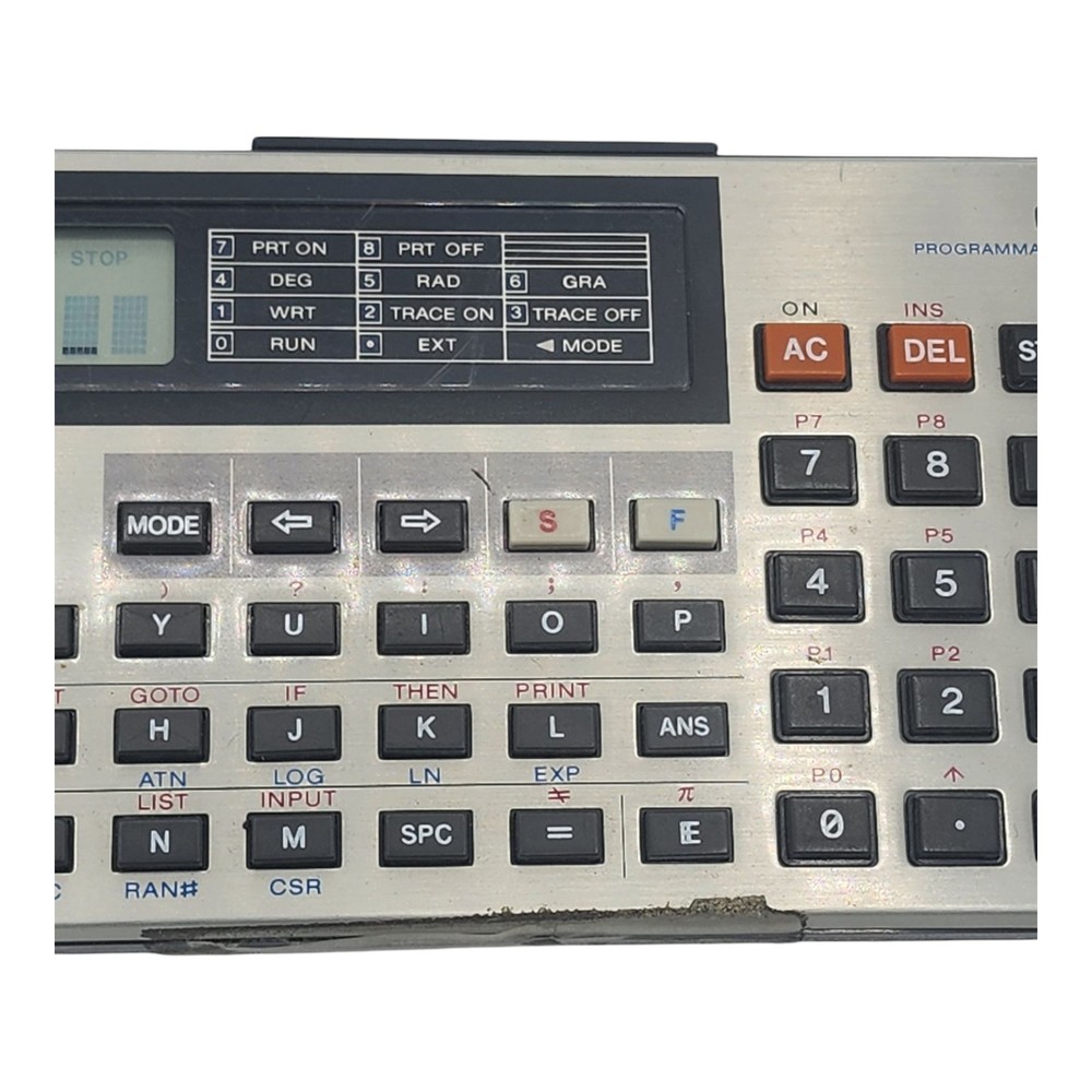 CASIO FX-700P Personal Computer Calculator - TESTED WORKING *READ* Some Issues