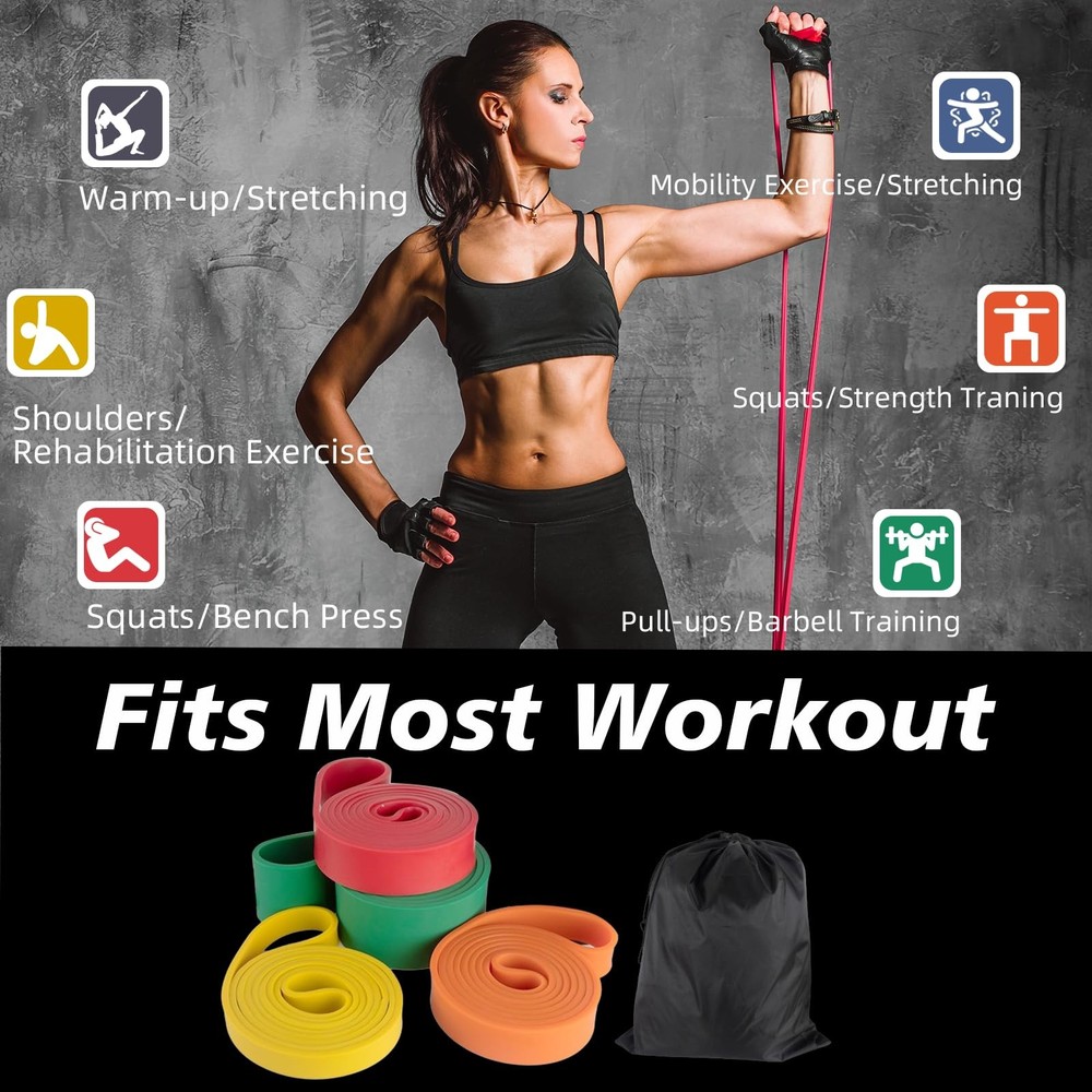 Resistance Bands, Exercise Bands Resistance, Pull Up Bands, Pull Up Assistanc...