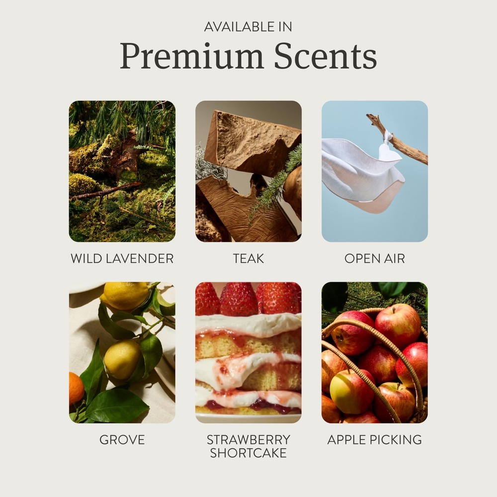 Drift Home Scent Diffuser Starter Kit in Teak - Adjustable and Long Lasting D...