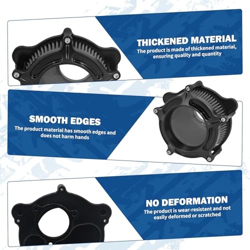 Air Filter Air Cleaner Intake System Replacement Kit for Motorcycle Style D