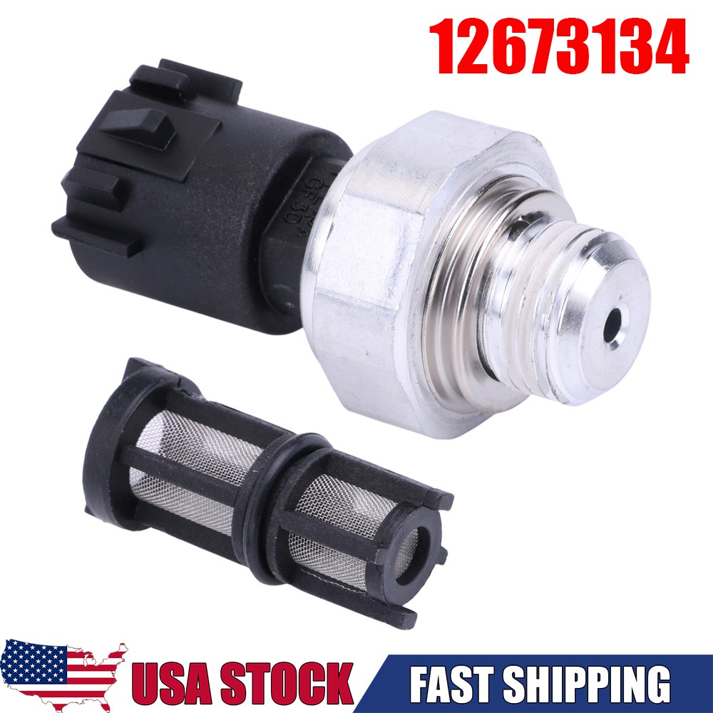 Oil Pressure Sensor With Filter 12673134 For 09-17 Chevrolet Silverado 5.3L 6.2