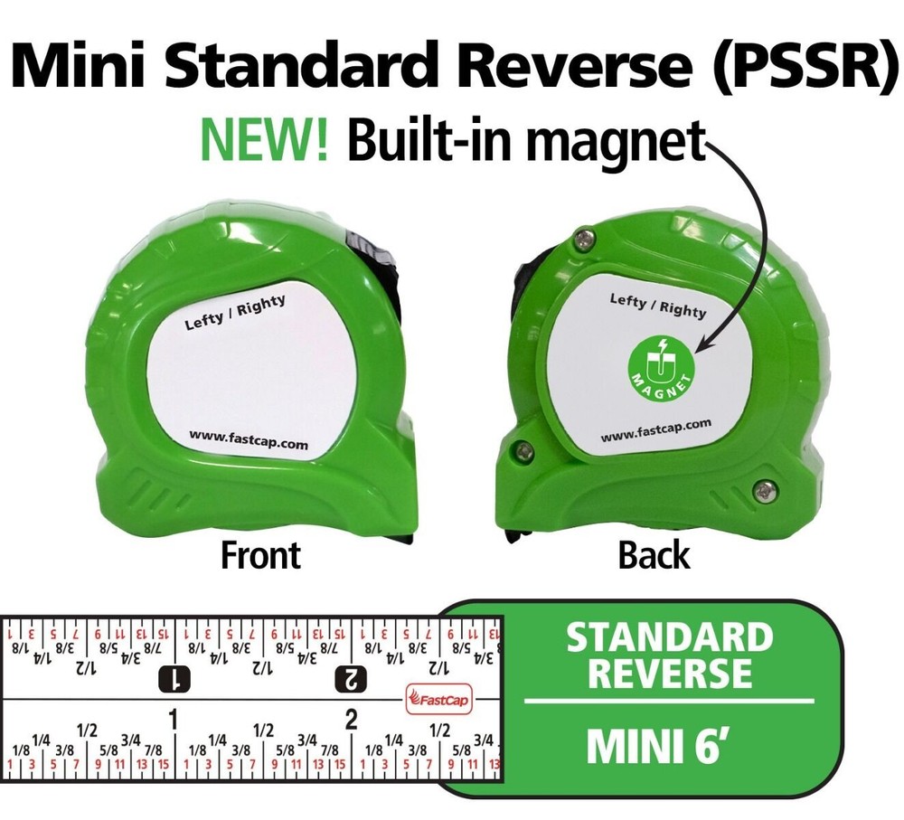 FastCap ProCarpenter 6ft Mini Standard Reverse Measuring Tape