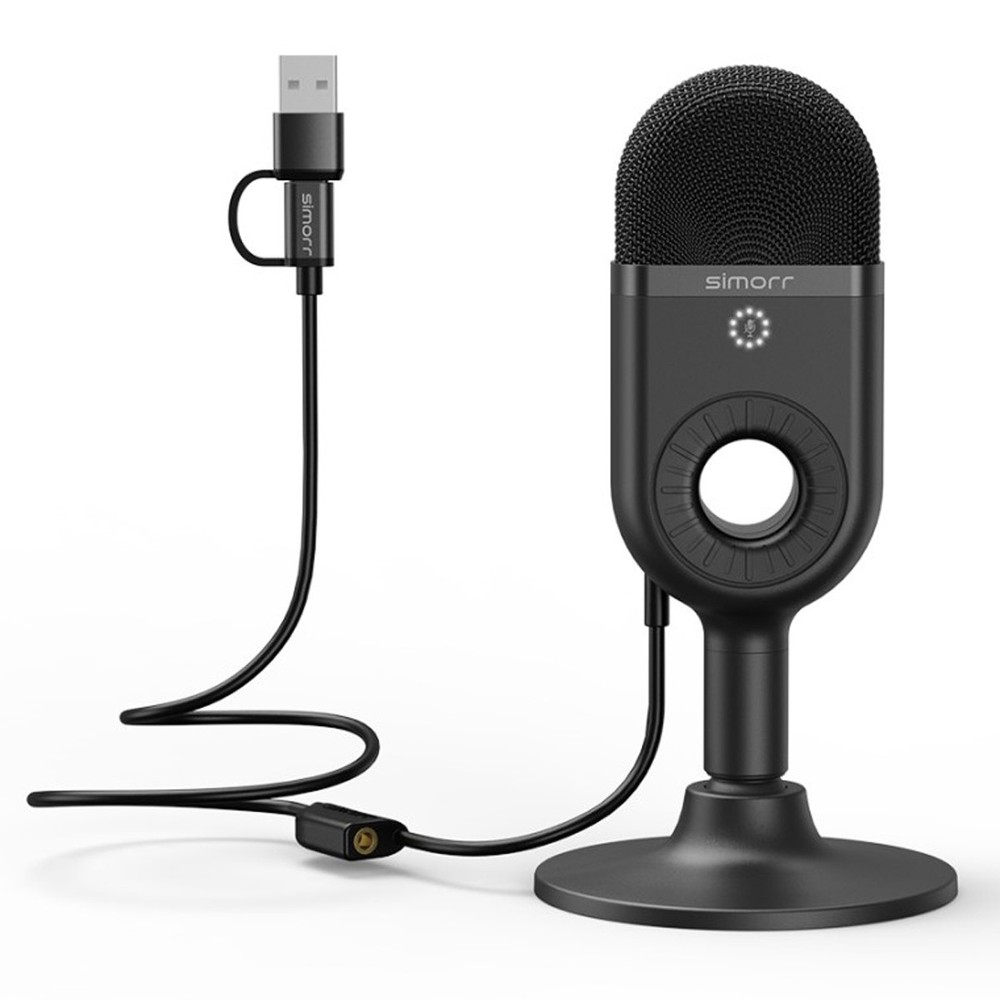 SmallRig simorr Wave U1 USB Condenser Microphone (Black)