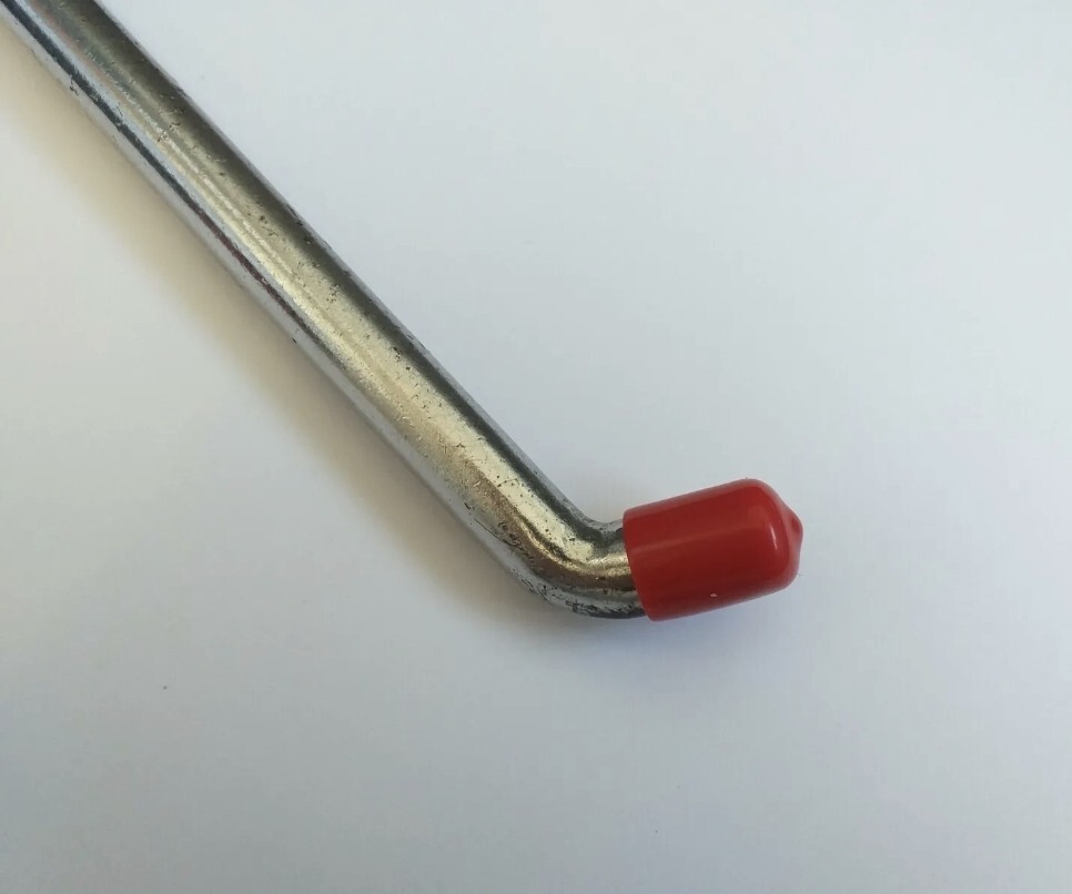 RALEIGH CHOPPER / GRIFTER KICK STAND END CAP - RED