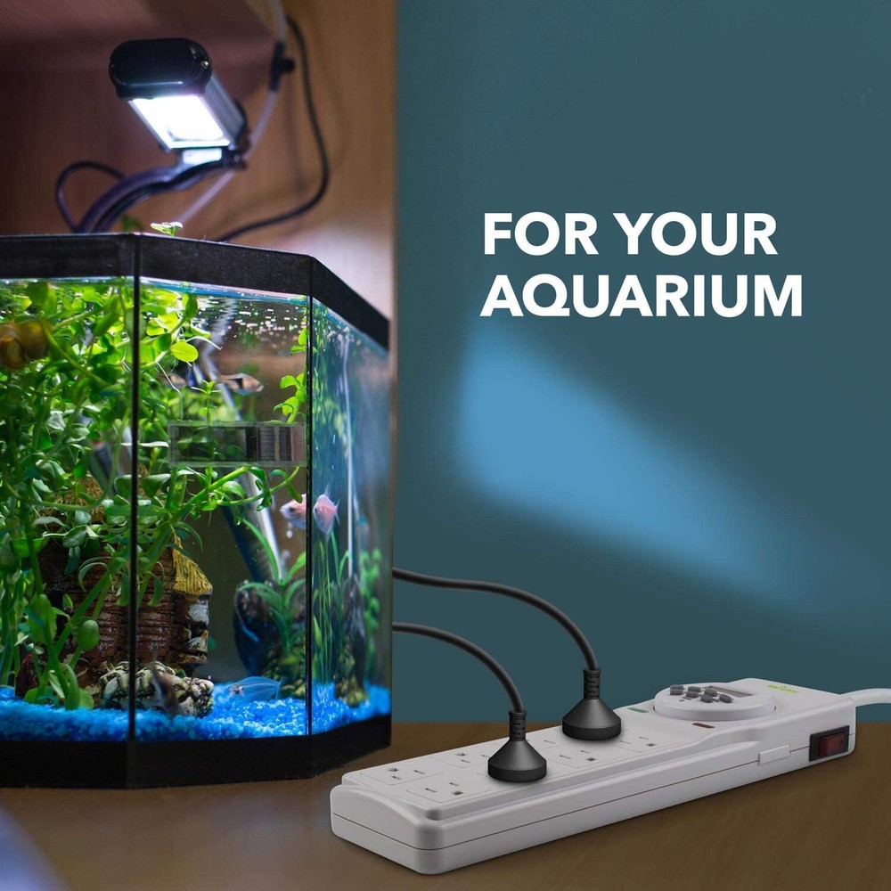 BN-LINK 8 Outlet Surge Protector with 7-Day Digital Timer