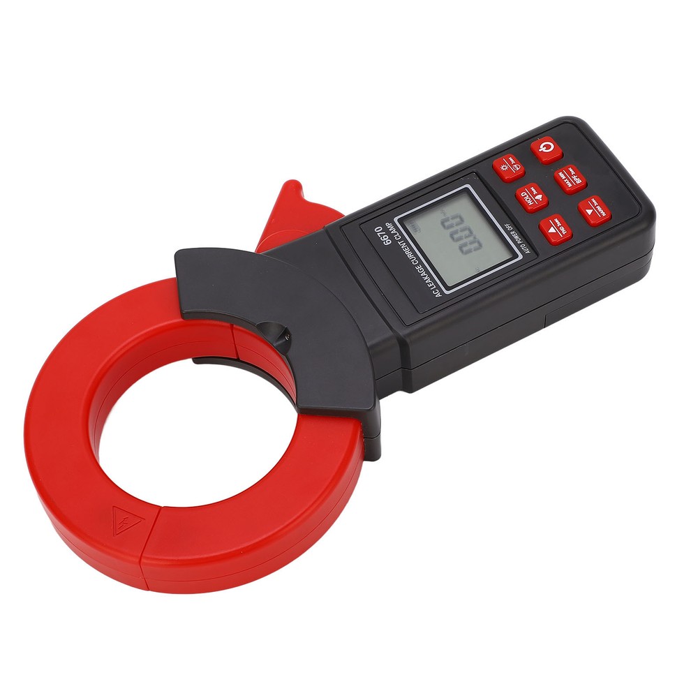 AC Leakage Ammeter Clamp LCD Backlight High Accuracy Leakage Current Meter