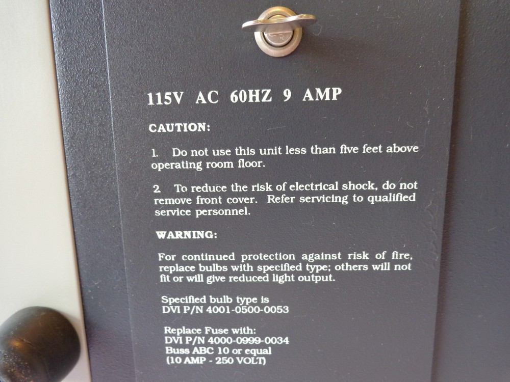 ARCLITE 20000 DIAGNOSTIC FIBER OPTIC LIGHT SOURCE