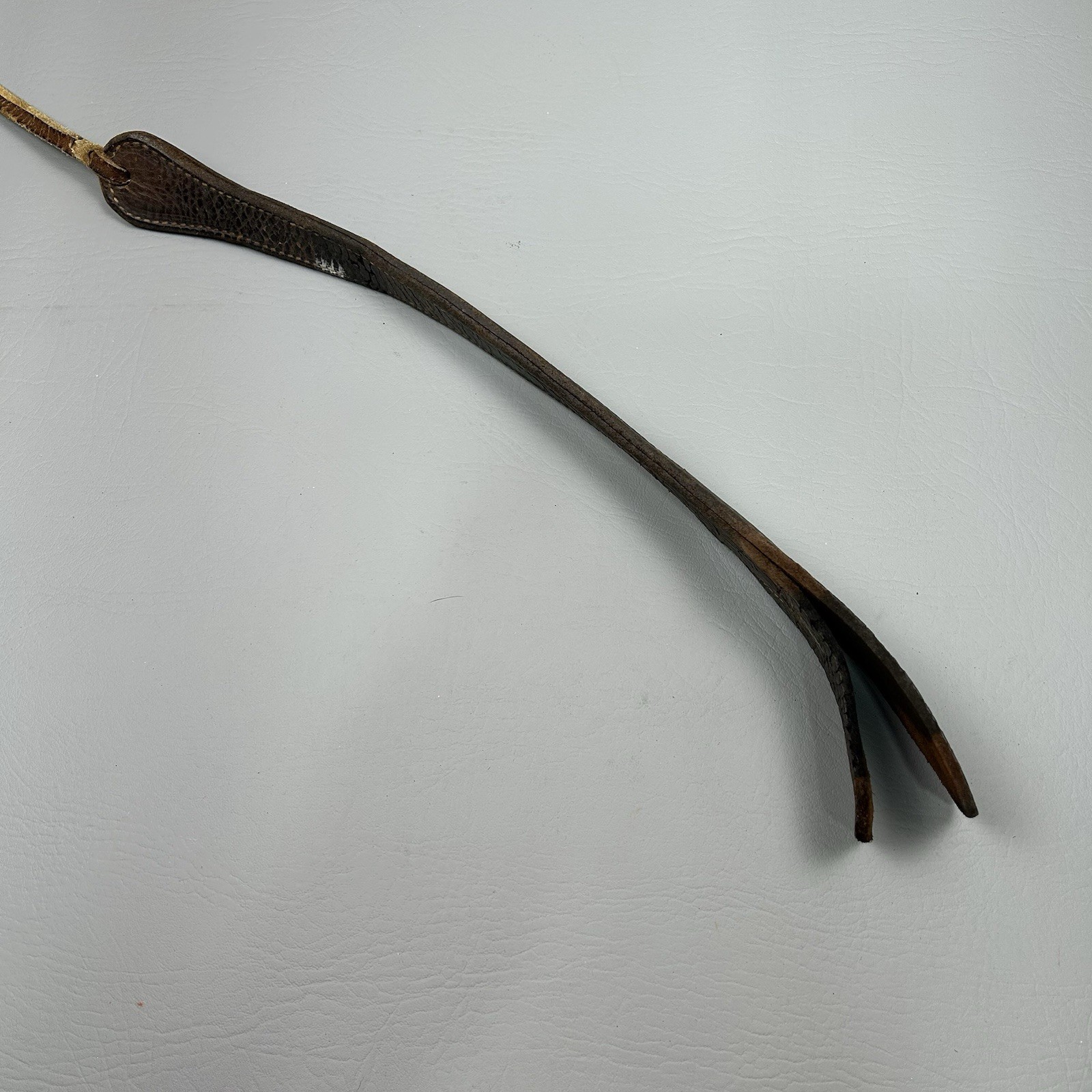 Vintage Leather Horse Riding Crop BDSM Whip Wrist Loop