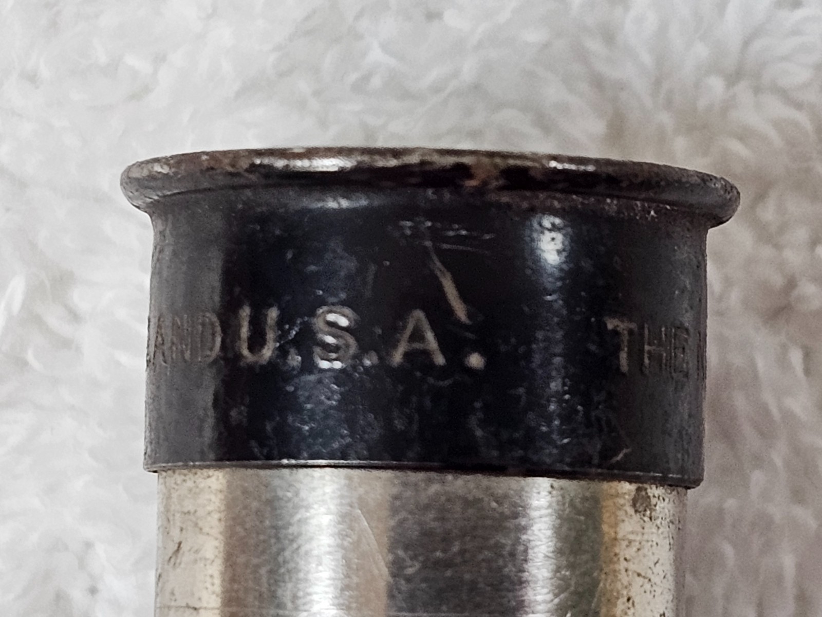 Newman-Stern Co. Cleveland USA Cast Iron Field Microscope Working VTG