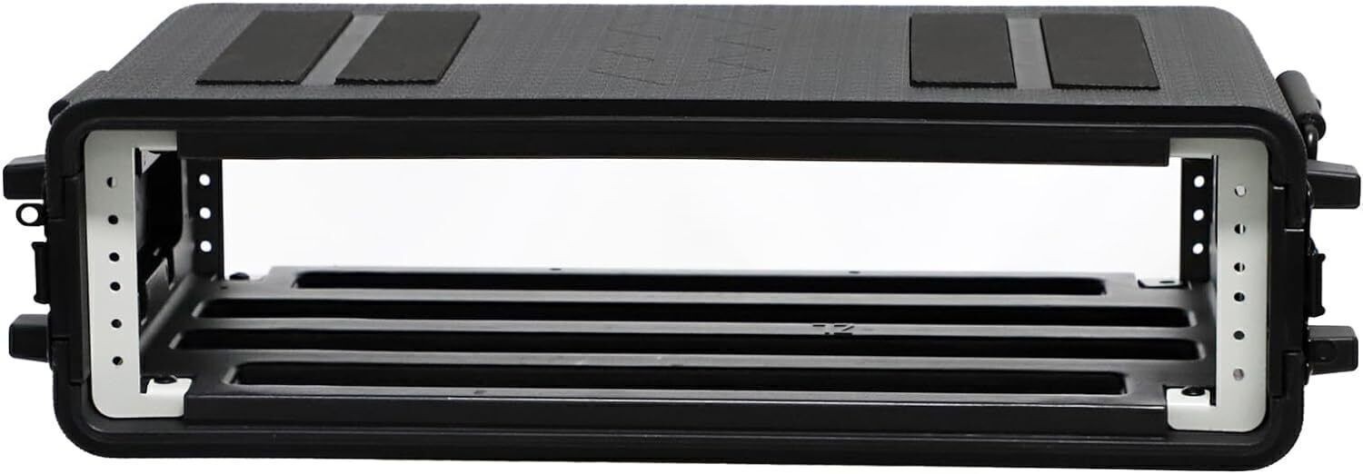 Waterproofing 2 Door W/ Microphone Compartments Rack Mount PC Amp Flight Case US