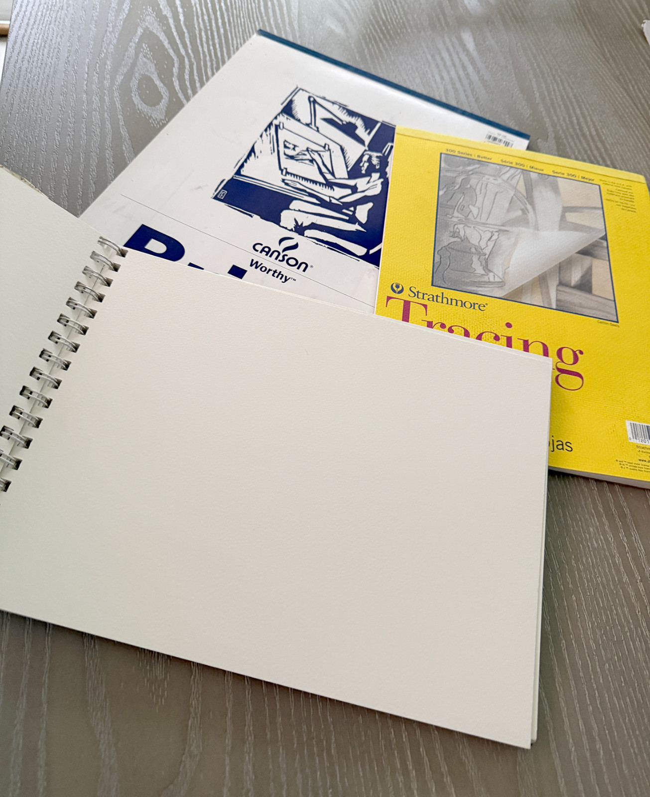 Art Drawing Pads, Bristol, Sketch Books, Mix Media Journal, Tracing - Lot of 5
