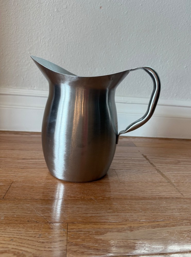 Only Used Once Silver 8” Tall Silver Pitcher