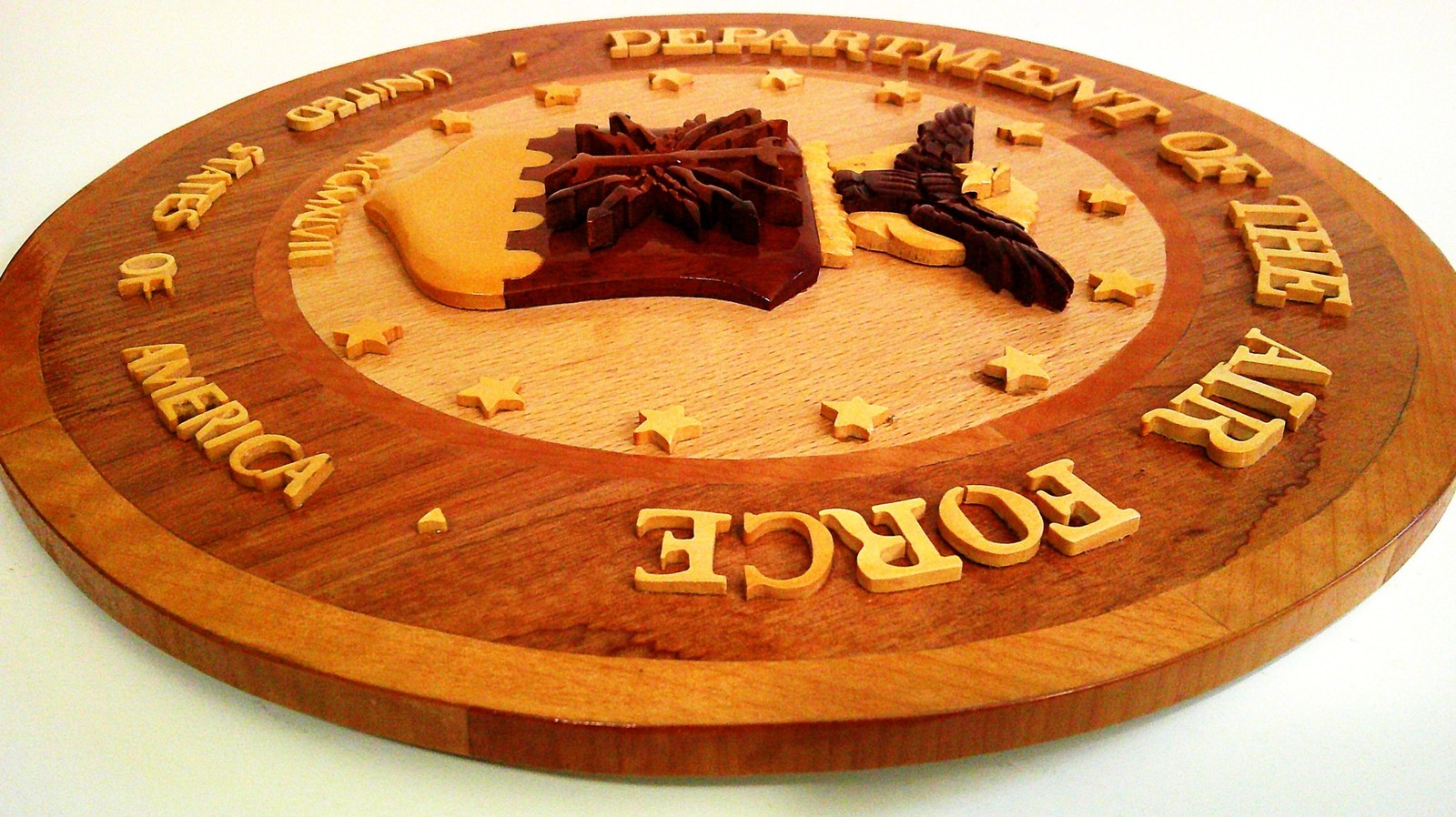 United States Air Force Wooden Military Wall Plaque 11.5"