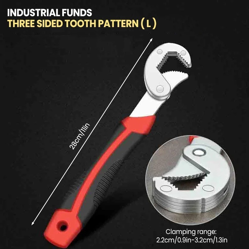 Universal Wrench Adjustable Ratchet Spanner Multi-Function Hand Repair Tool