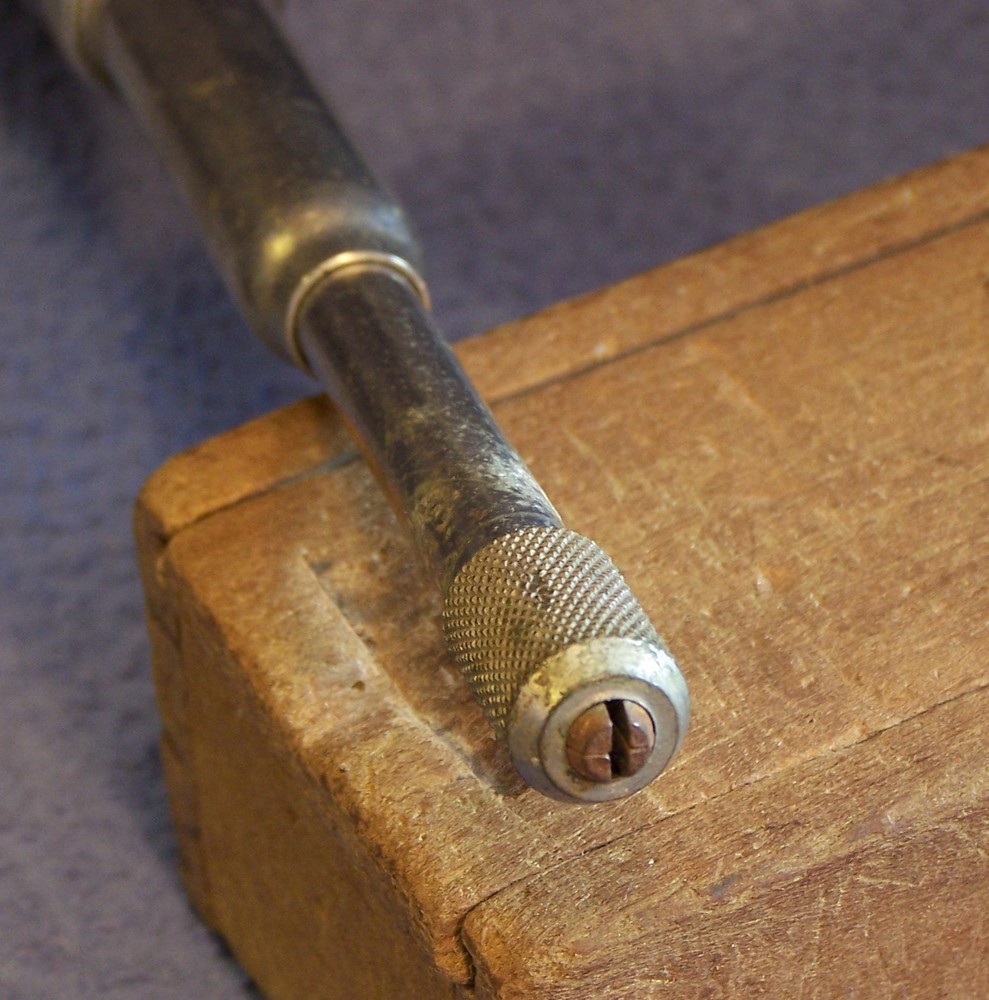 Goodell Pratt No 188A Bakelite handle Push drill Automatic drill with 6 bits