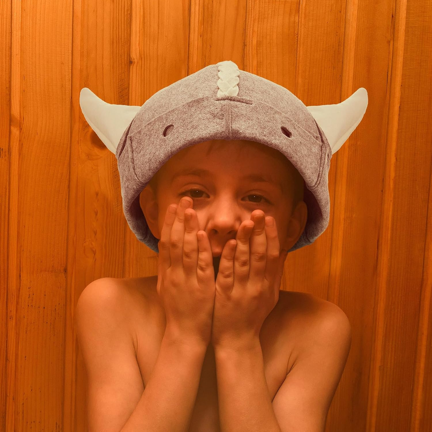 Jagely 2 Pcs Sauna Hat Viking Russian Banya Wool Sauna Cap for Women Men Finnish