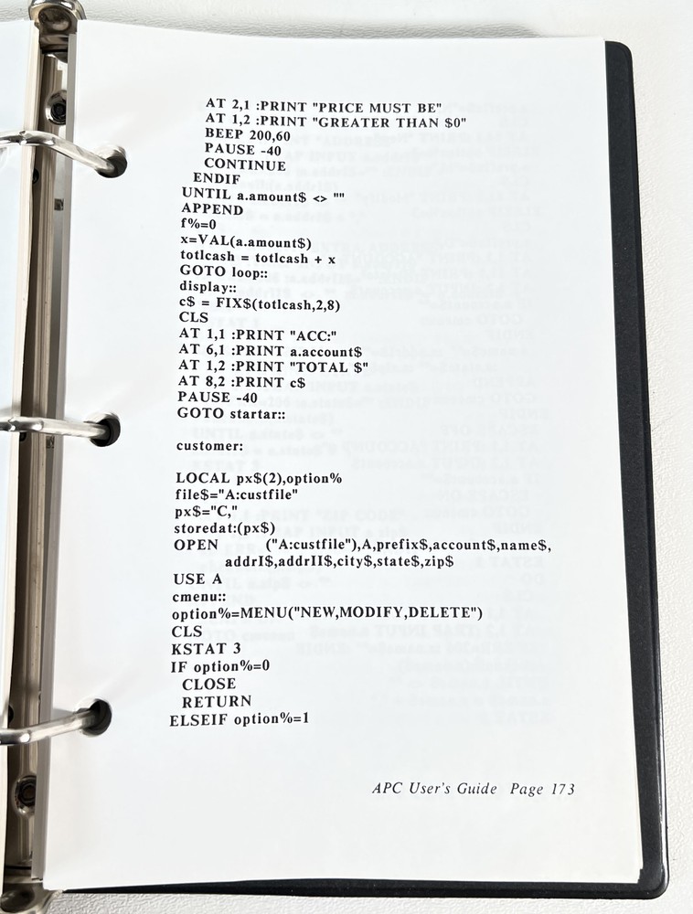 Hand Held Products Advanced Pocket Computer Manual & Users Guide HTF