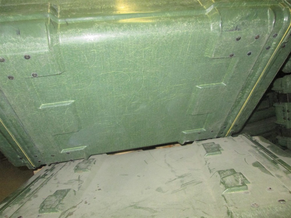 Rackmount 09U x24 Slide Out General Dynamics Composite Shock Mount Rack Case C