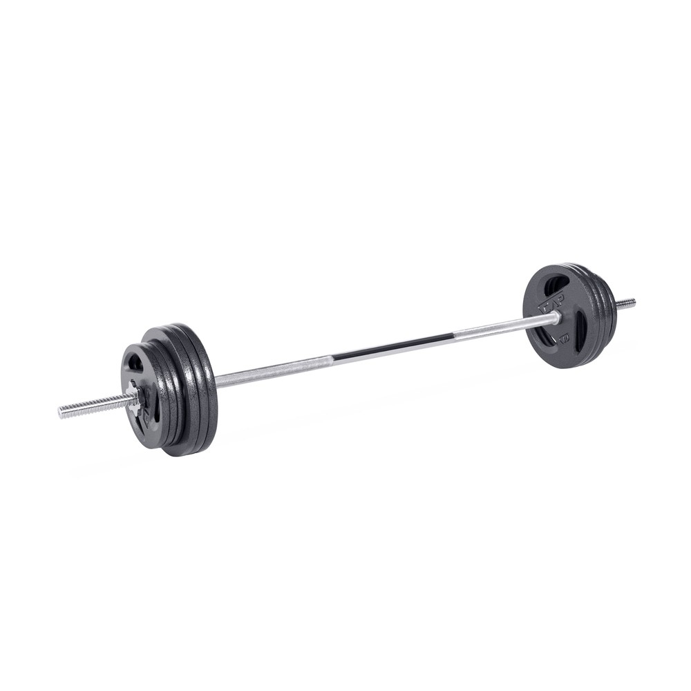 CAP Barbell Straight Standard Weight Bar with Threaded Ends, 6 ft
