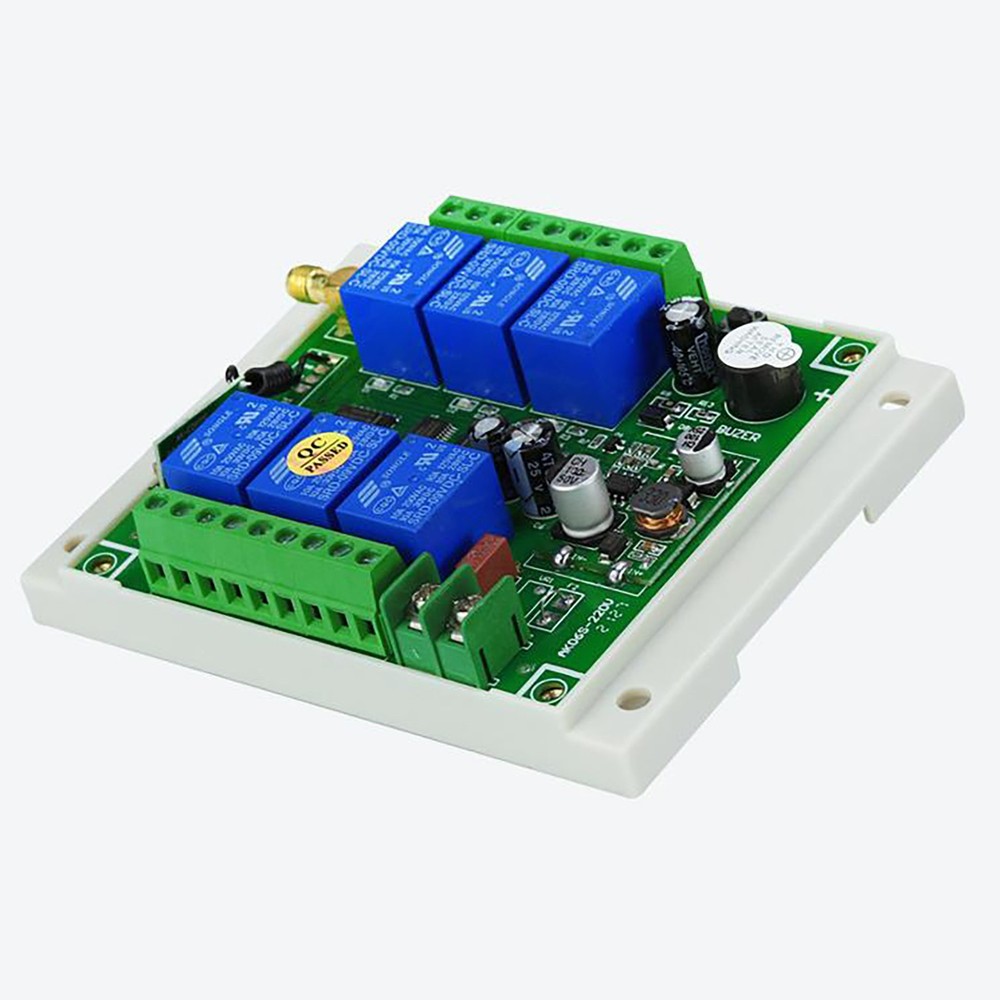 6 Channel 10A Relay Receiver Wireless Remote Control RF Switch 12-36V 6CH