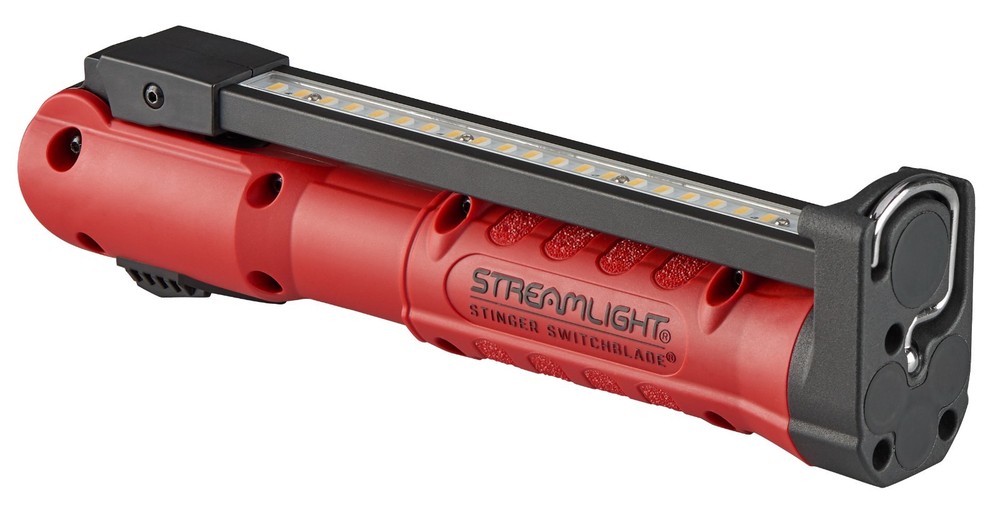 Streamlight Stinger Switchblade® LED USB Rechargeable Bar Flashlight Red 76800