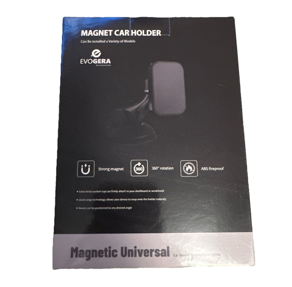 Magnetic Car Phone Holder Dashboard Windshield Mount With Dashboard Pad