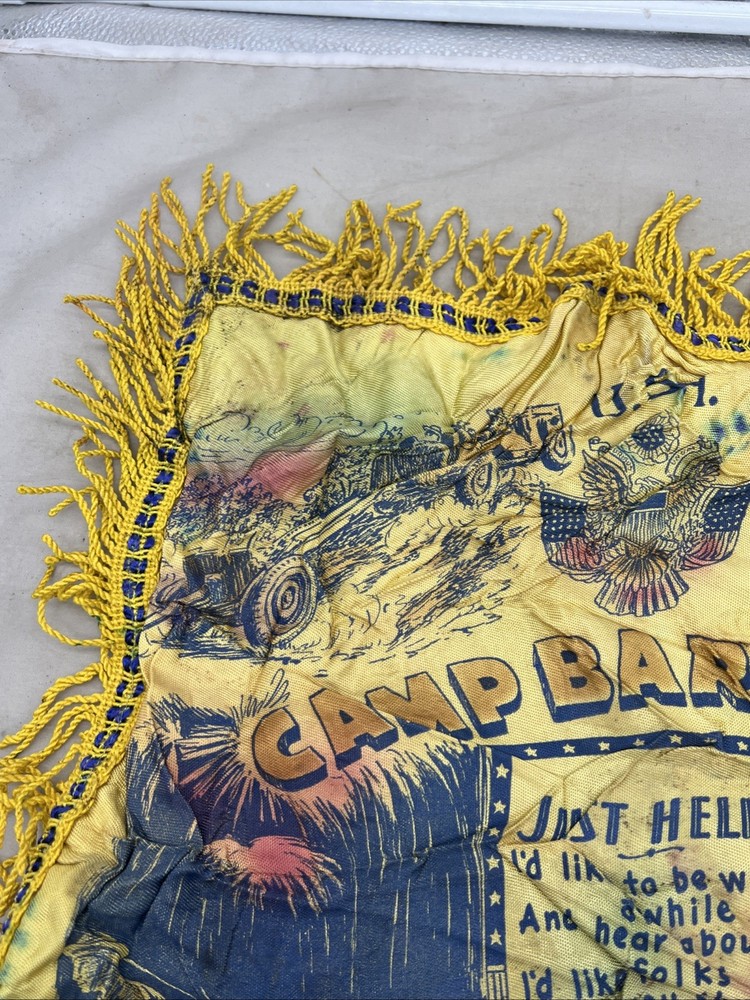 WW2 US Army Camp Barkeley Pillow Sham / Case (FF856