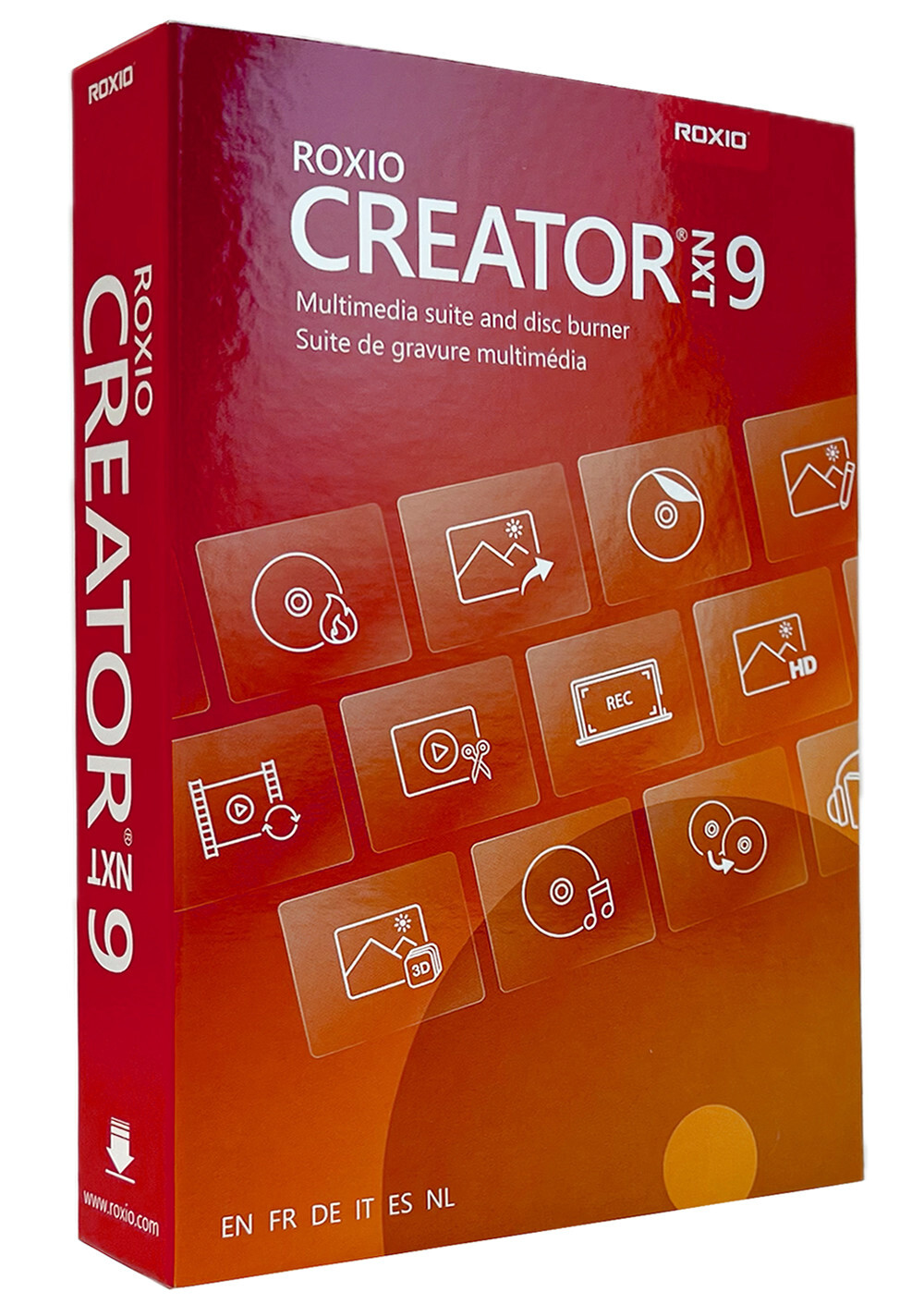 Roxio Creator NXT 9 - New Retail Box, RCRNXT9MLMBAM