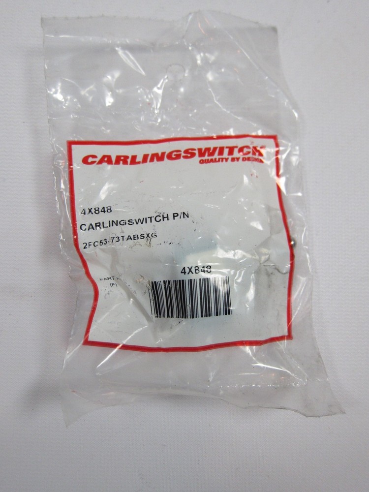 New Carlingswitch 4X848 2FC53-73TABSXG Toggle Switch