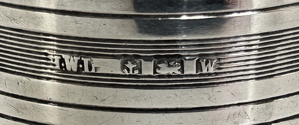 Silver Napkin Ring, Birmingham 1921, Henry Williamson Ltd