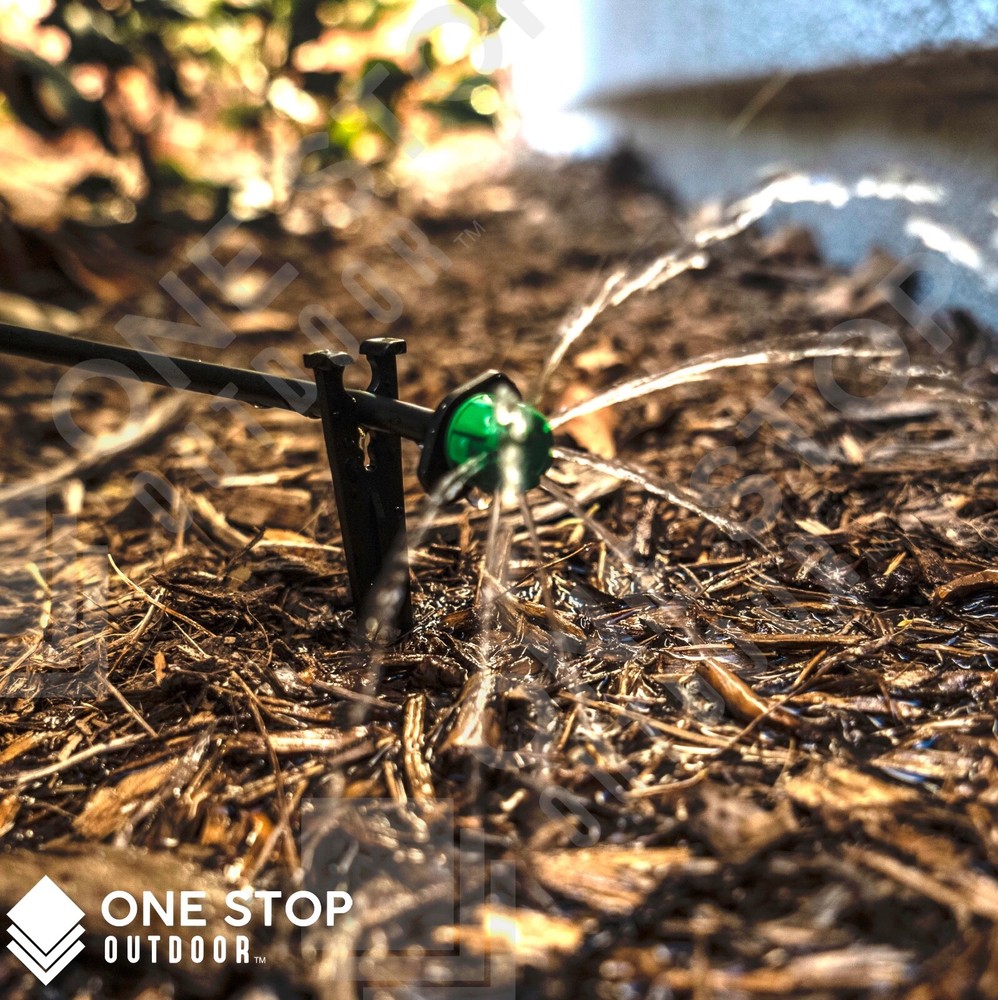 100Pc Adjustable Emitter Dripper Micro Drip Irrigation Sprinkler Watering System