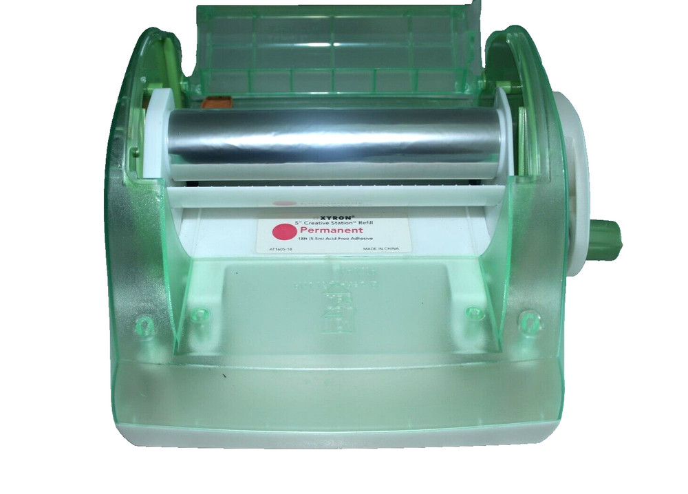 Green Xyron 5 Inch Creative Station Multi-Use Crafting Machine