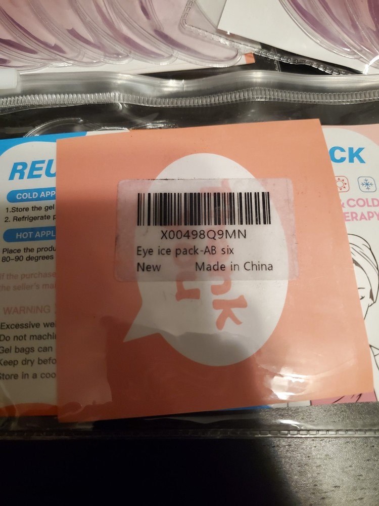 Eye Ice Pack -3 pack includes six in a pack