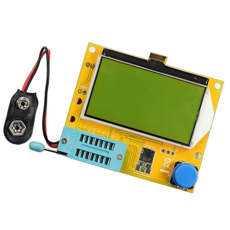 Digital LCD Component Tester Transistor Diode Capacitor Resistor Inductor Meter-