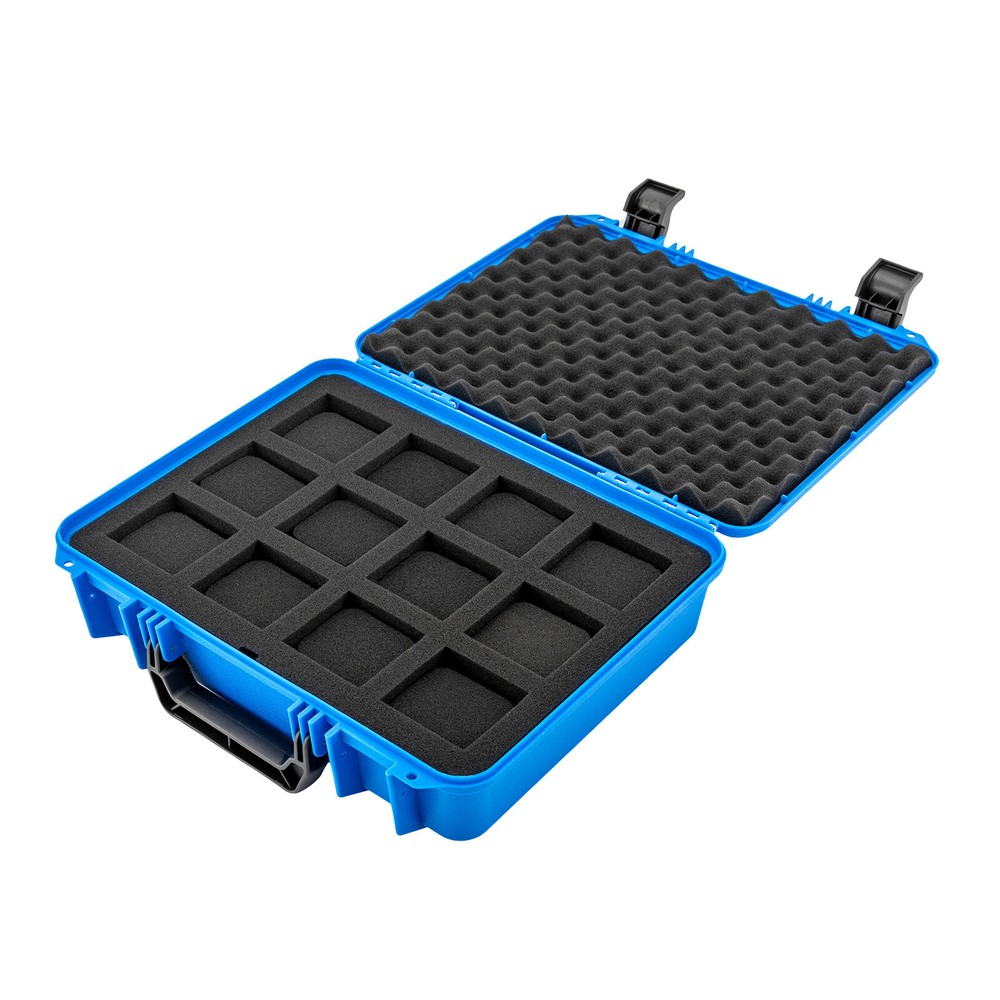 12 Slots Watch Storage Box Suitcase Case Display Storage Case Moisture-Proof