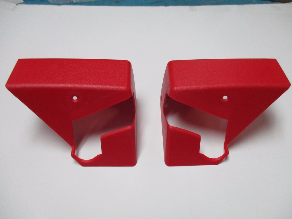 1993/1996 corvette top storage covers left and right TORCH RED NEW!! C4