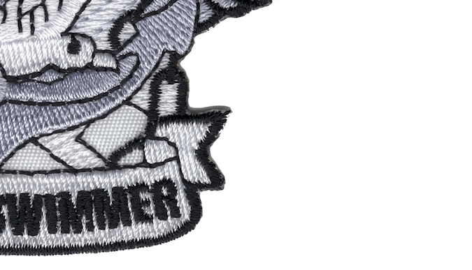 SAR Search & Rescue Swimmer Silver Badge Patch