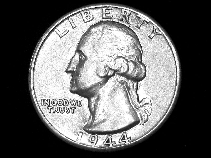 1944-D Washington Quarter --- Almost Uncirculated +++