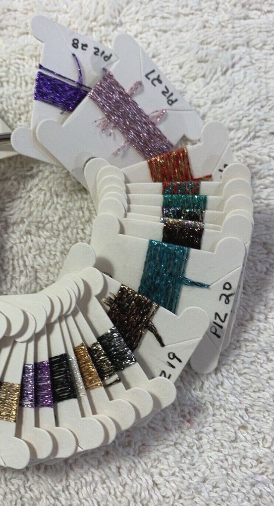 PLZ Metallic Thread Color Ring 28 Cards