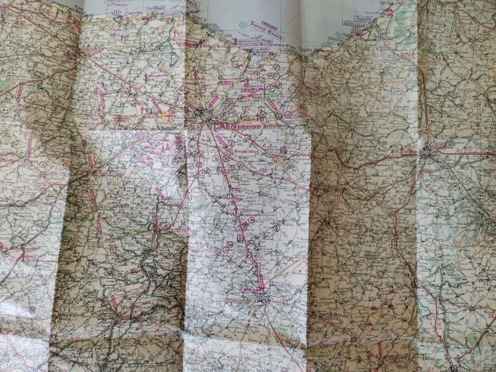 Pair Of D-Day Brochures/Maps
