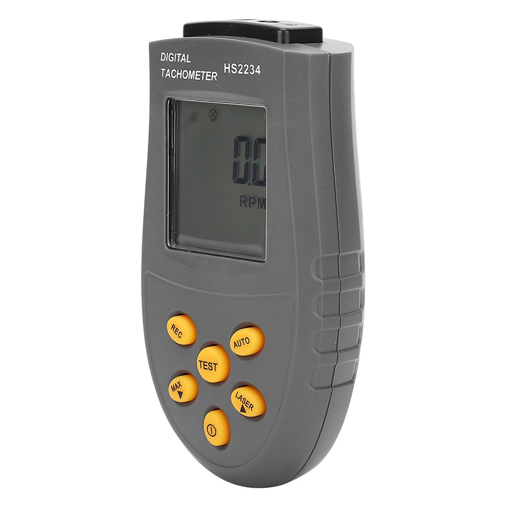 Black HS2234 Tachometer Non Contact Digital Display Speedometer Digital