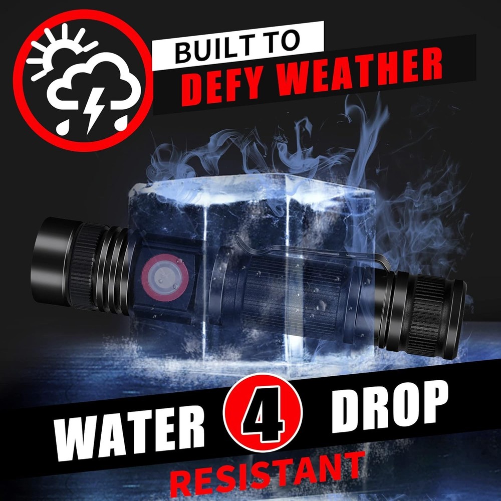 DARKBEAM LED Flashlights A300-White light, A300 White Light - 2 PACK
