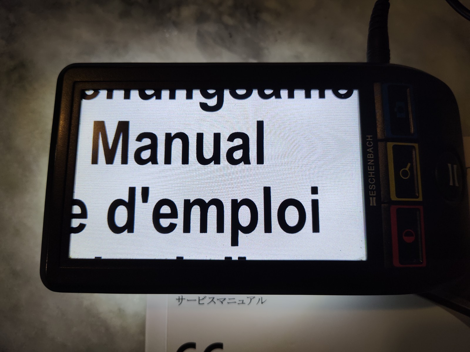 ESCHENBACH SmartLux Digital Portable Magnifier HD 165011 + Charger *Bad Battery*