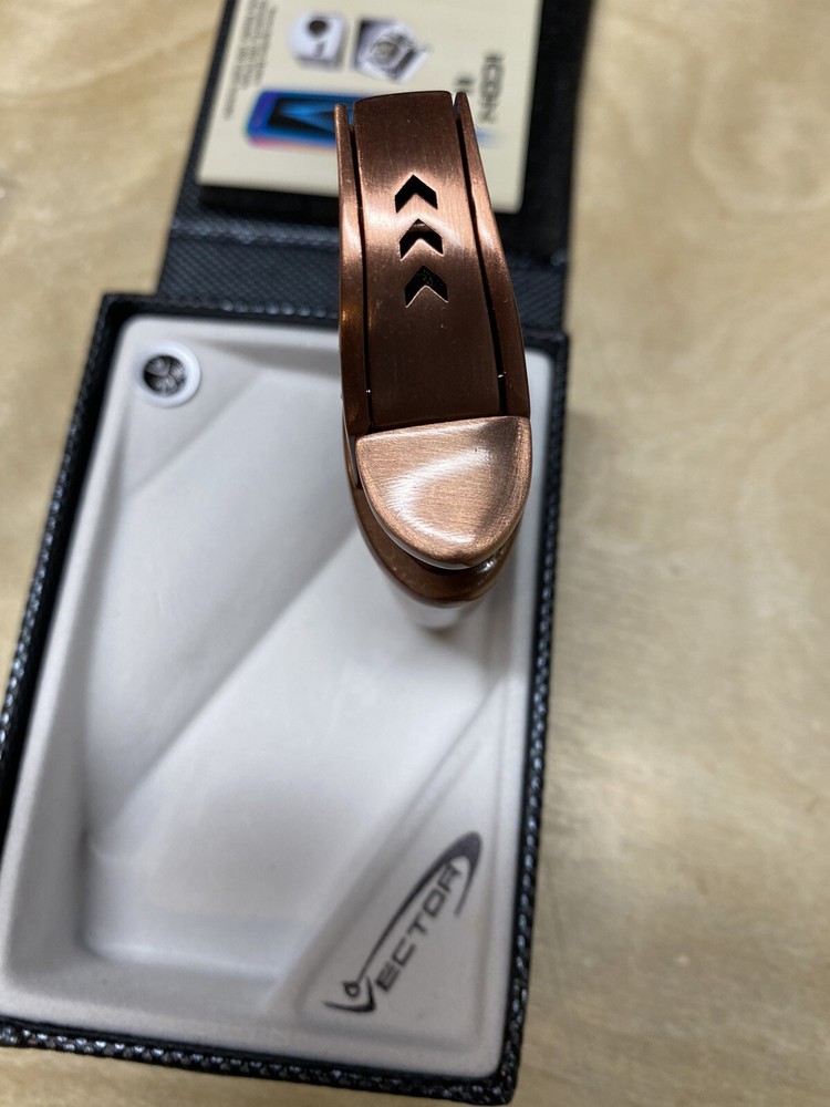 Vector Volt - Single Jet Cigar Lighter - Copper - New