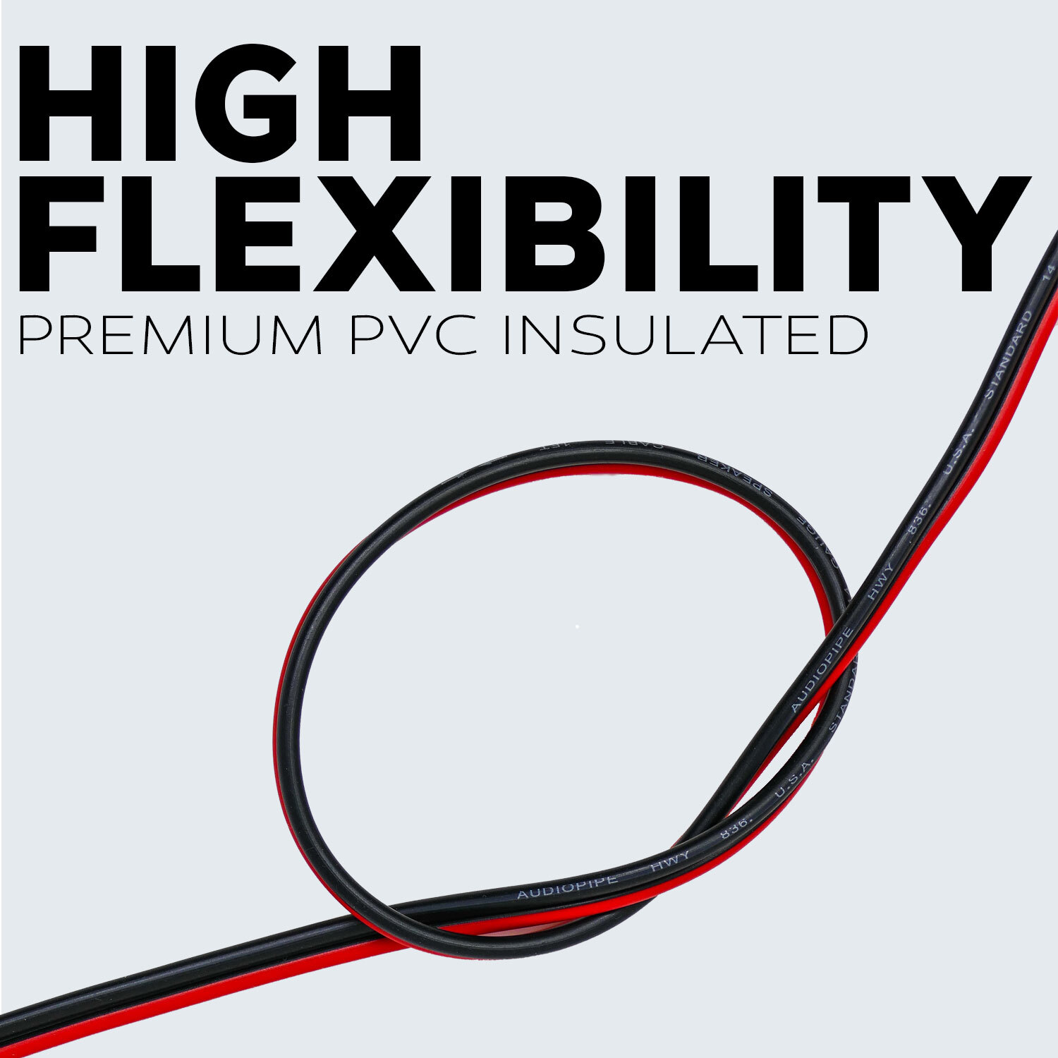 2 Rolls 20 Gauge 100 Feet Red Black Speaker Wire 2 Conductor CCA (200 FT total)