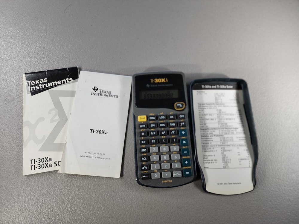 Texas Instruments TI-30Xa Scientific Calculator Bundle